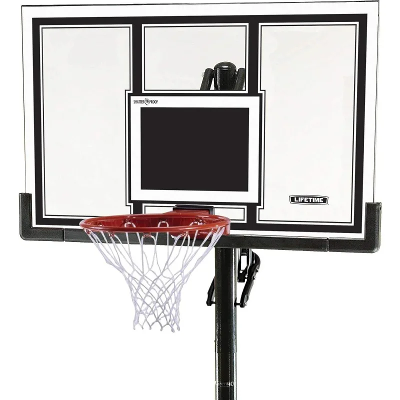 Adjustable Basketball Hoop (54-Inch Polycarbonate)