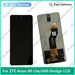 6.6 Inch Black For ZTE Axon 60 Lite LCD DIsplay Touch Screen Digitizer Panel Assembly Replacement Parts For ZTE V60 Design LCD