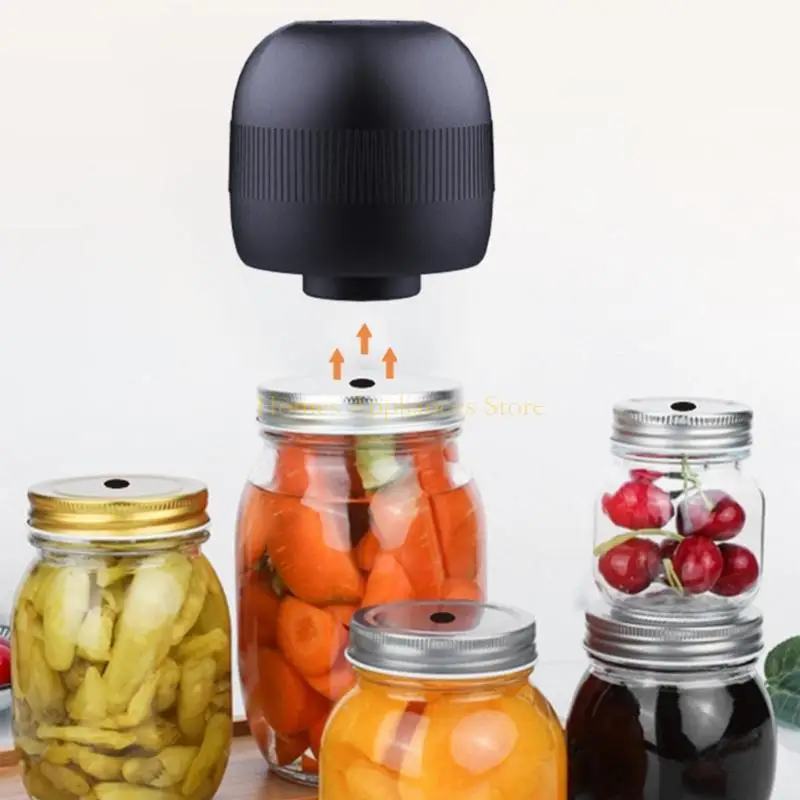 D0AB LCDデジタルディスプレイ真空シーリングマシン電気自動メイソンジャーシーラー