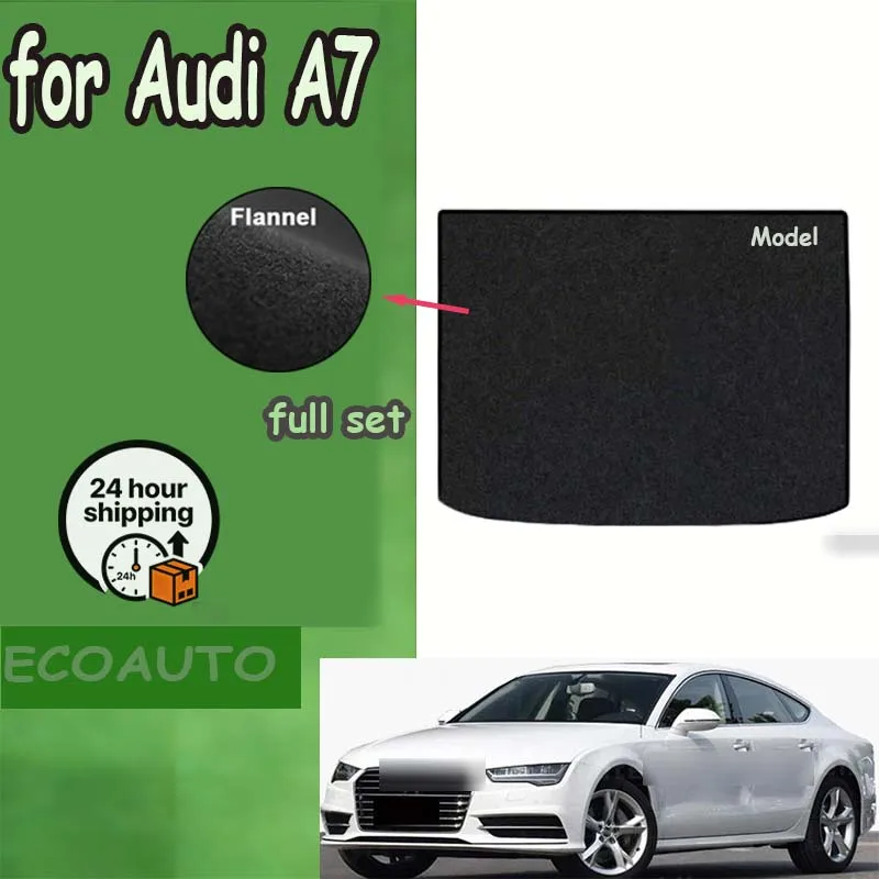 

Коврики в багажник PRIMEMAT для Audi A7 2012-2018, поддон для багажа, защита пола багажного отсека