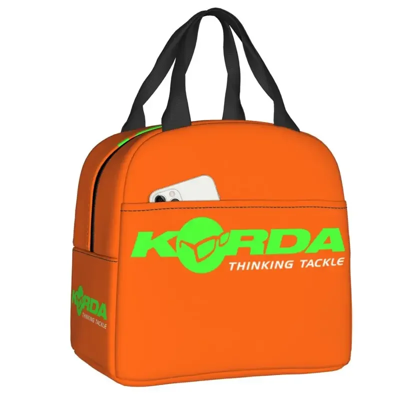 Kordas Fishing Logo Lunch Bag Cooler Thermal Insulated Bento Box For Women Kids School Children Beach Camping Food Tote Bags