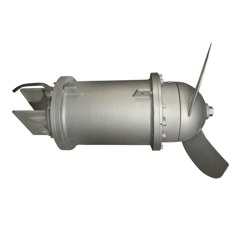 Improving Liquid Mixing Efficiency Submersible Horizontal Agitator Mixer Industrial Wastewater QJB
