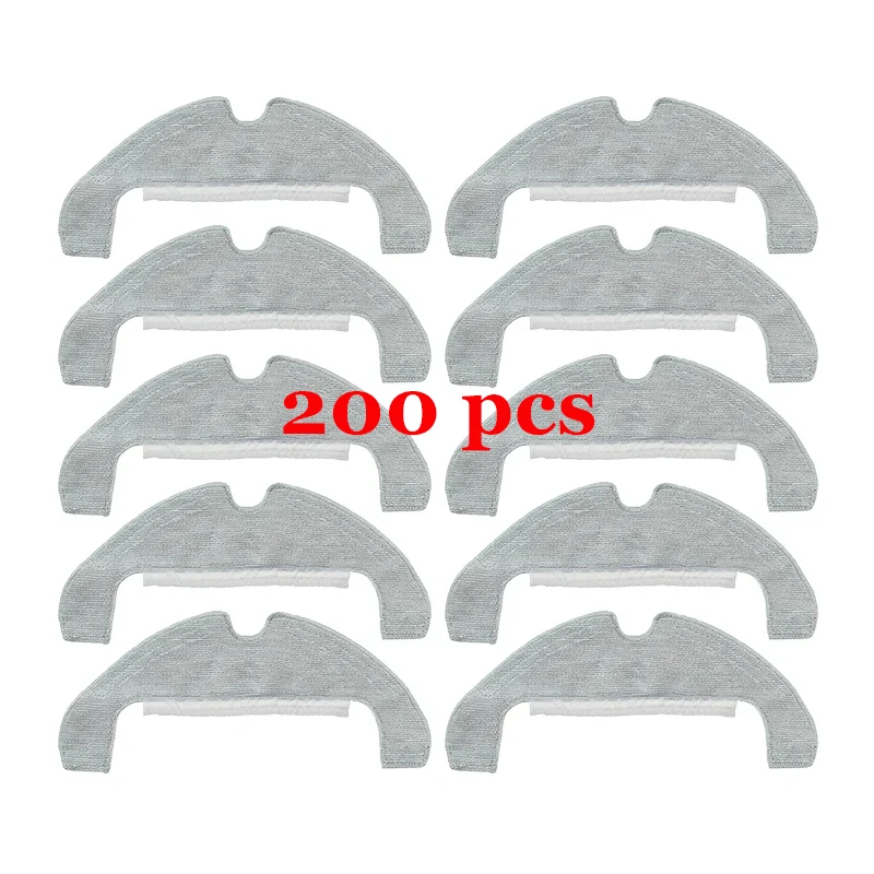 200 pcs Mop Rag Cloth For Xiaomi Dreame D10s Plus  Robot Vacuum Spare Parts Replacement Accessory