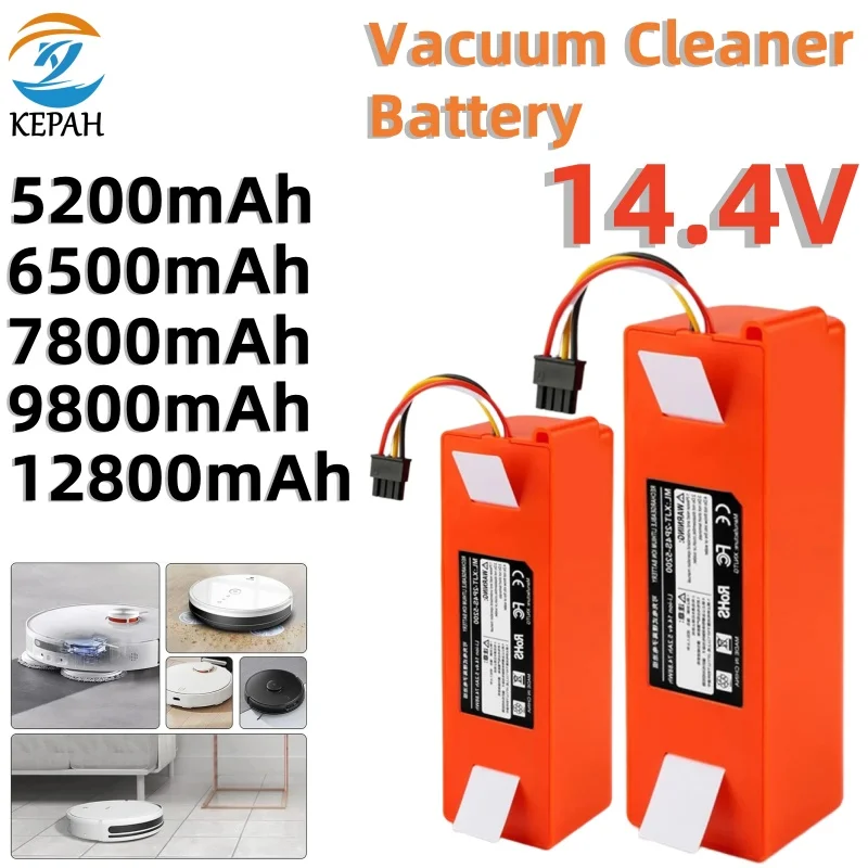 

100% New 14.4V Li-ion Sweeper Battery Roborock S50 S51 T4 T6 18650 battery lithium ion battery