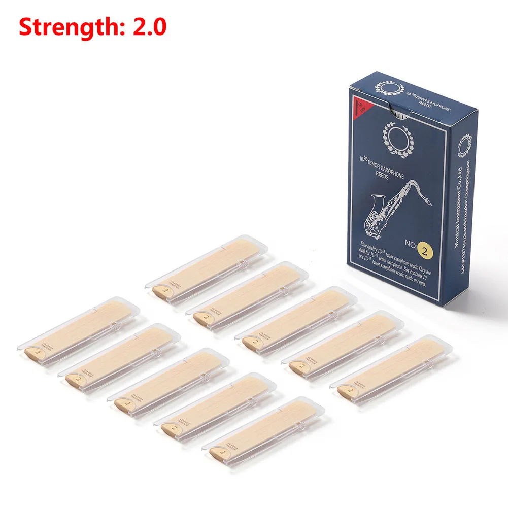 Bb Tenor Saxophone Reeds 10pcs Strength 2 0 2 5 3 0 Providing Smooth Play and Balanced Tonal Saxophone Accessories