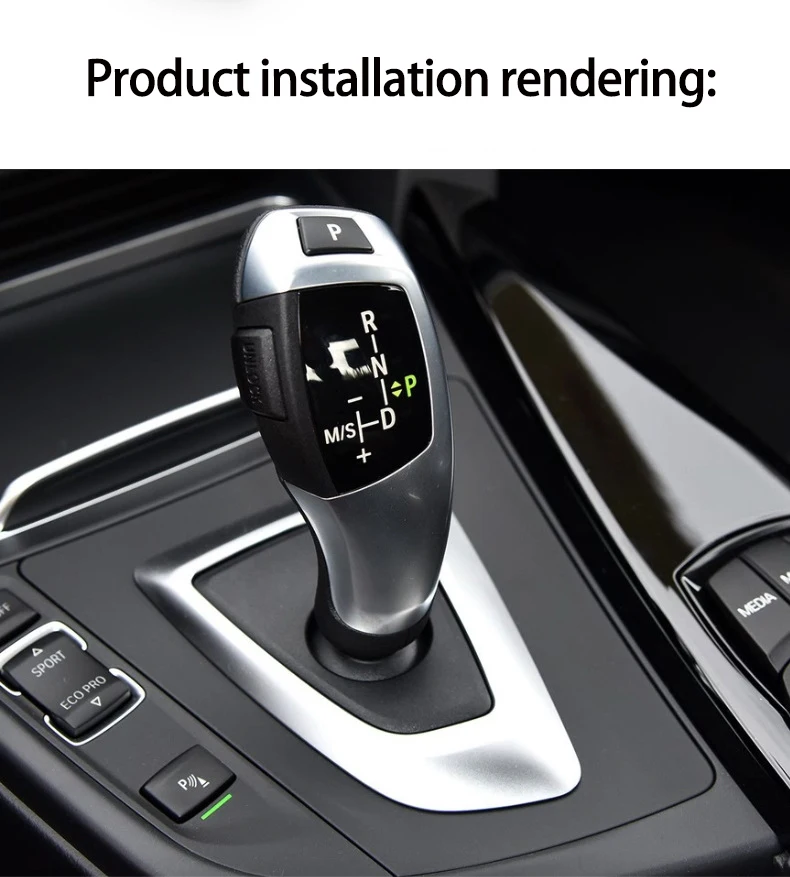 Nur für Linkslenker: Schalthebelblende, Gangwahlschalter-Abdeckung für BMW 3er 4er Serie F30 F31 F34 F35 F32 F36 51169234131 – Detail 7