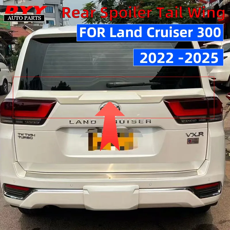 

For 2022-2025 Land Cruiser 300 Lc300 Trunk Middle Wing Car Roof Spoiler Tail Spoiler Modification Suitable Decorative Accessorie