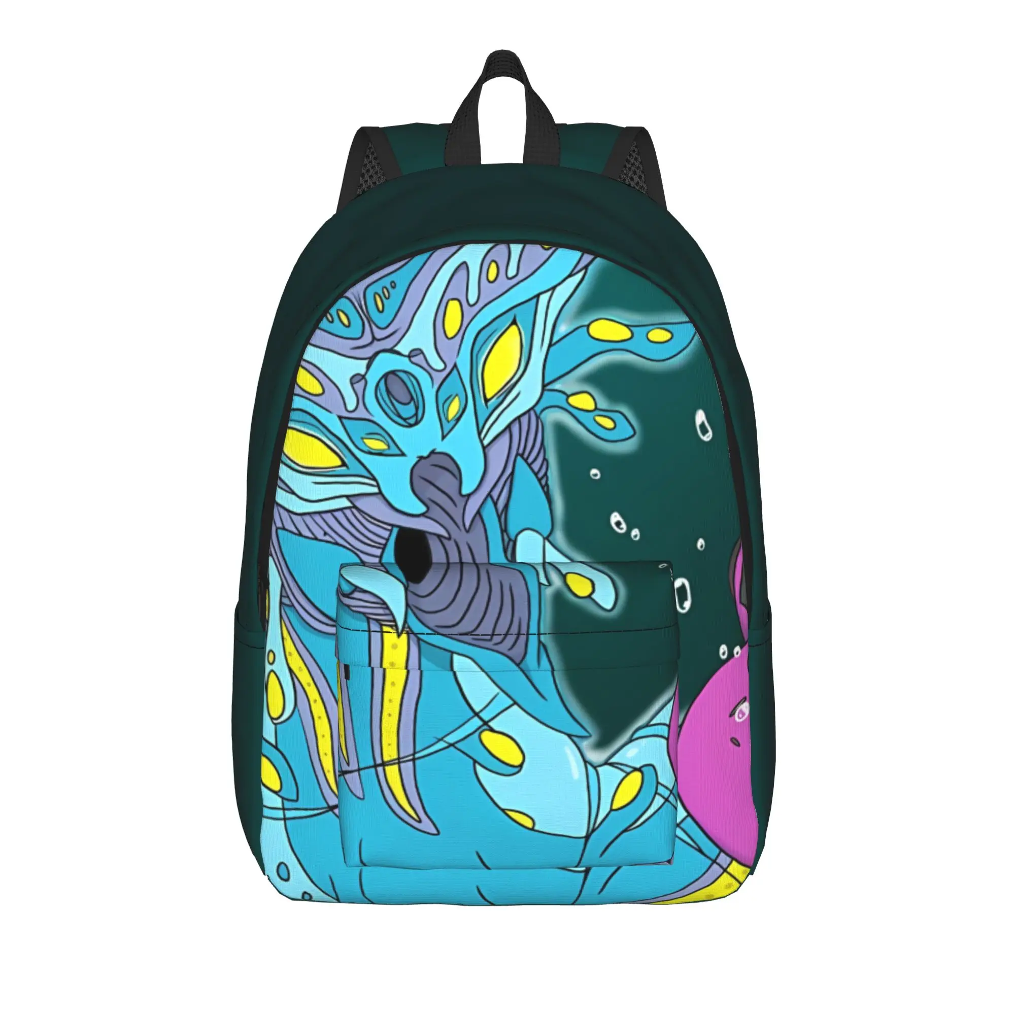 Back to School Season Ghost Leviathan Backpack Subnautica Couple Kawaii Backpack