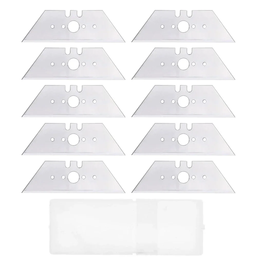 10Pcs Trapez Klinge Ersatz Klinge Kunst Handwerk CutterTool Multifunktions Cutter Discs Für Home Dekoration DIY Prozess Klinge