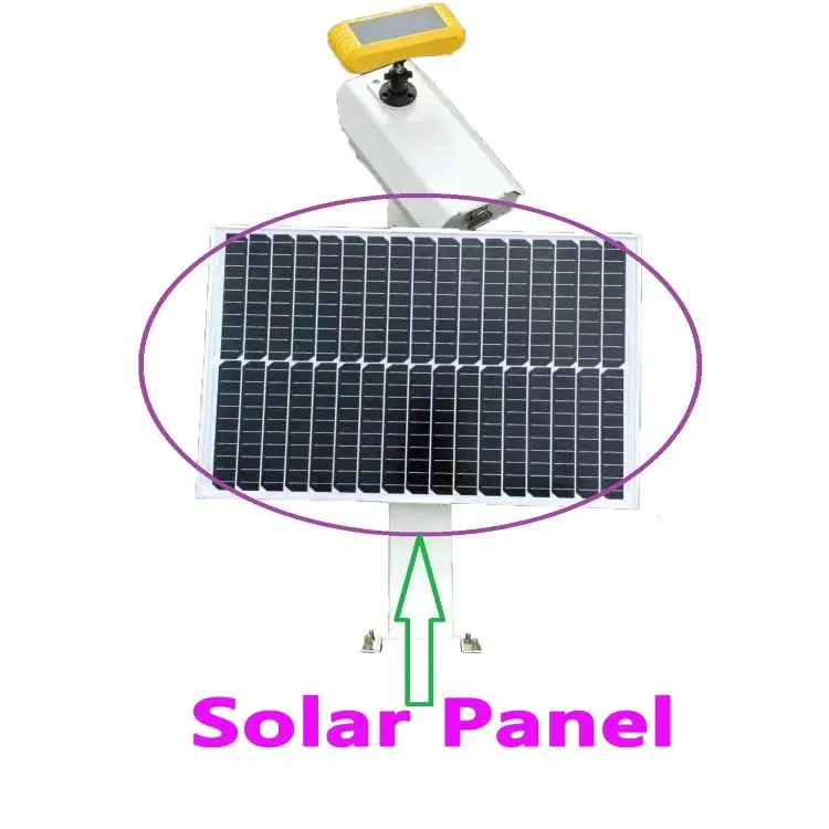 larm Ip65 Waterproof for Outdoor UseUpgraded Solar Green Bird Repellent Light with Solar A