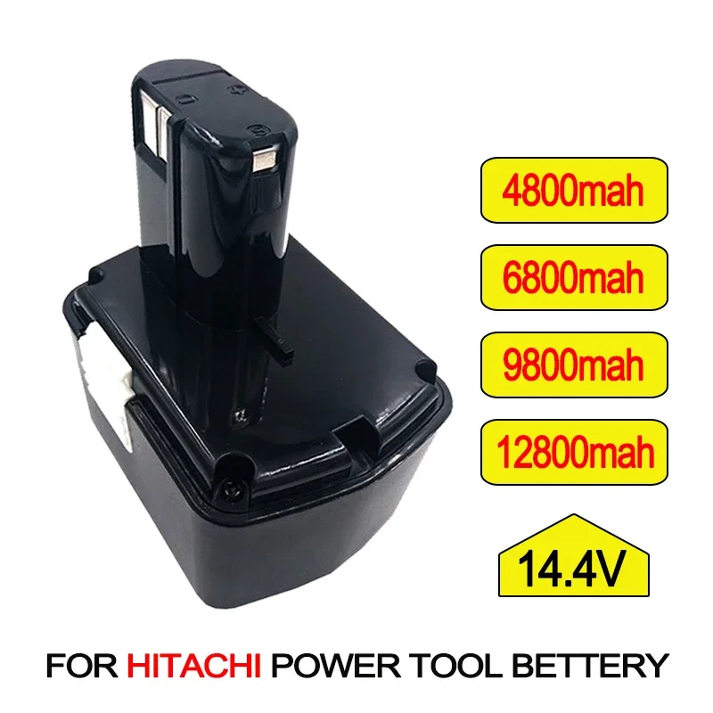 

14.4V 4800/6800/9800/12800mAh Replaceable Power Tool Battery ,Suitable for Hitachi CJ14DL DH14DL EBL1430 BCL1430 BCL141