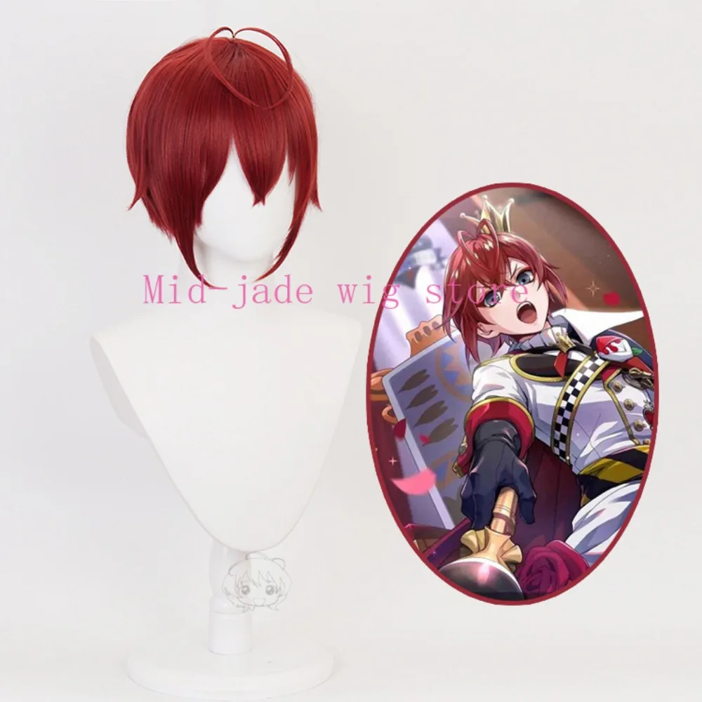 Riddle Rosehearts Cosplay Wig Synthetic Hair Character Wig for Christmas Costume Gathering