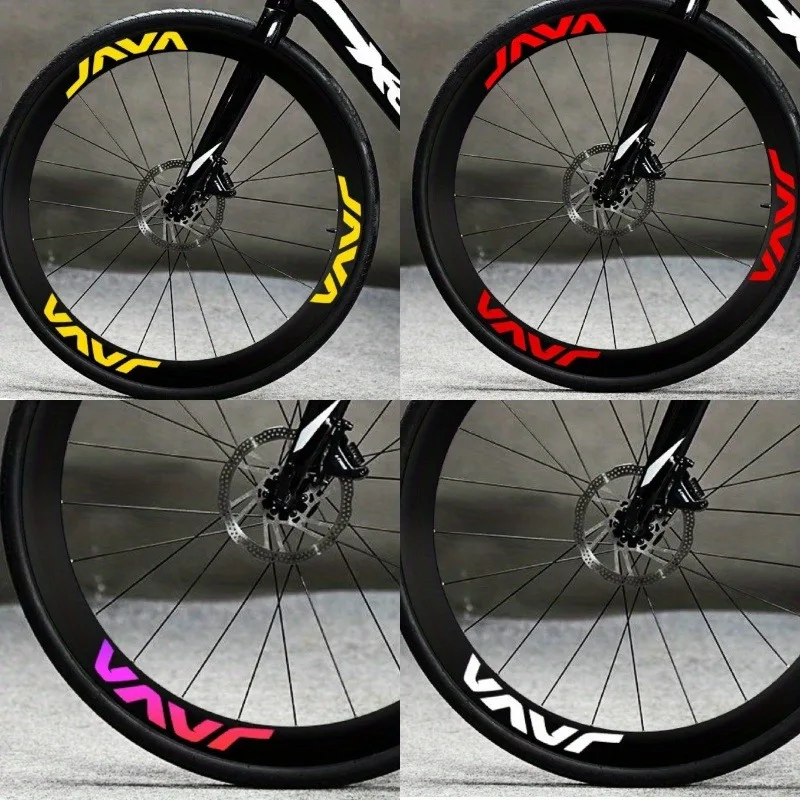 12-Piece Road Bike Wheel Hub Sticker, Camouflage Mountain Bike Upgrade Decoration, Non-Reflective DIY Riding Gift