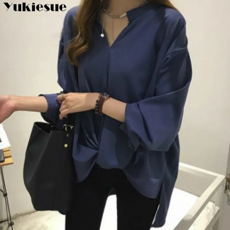 OL office long sleeve 2022 summer women's shirt blouse for women blusas womens tops and blouses chiffon shirts clothes