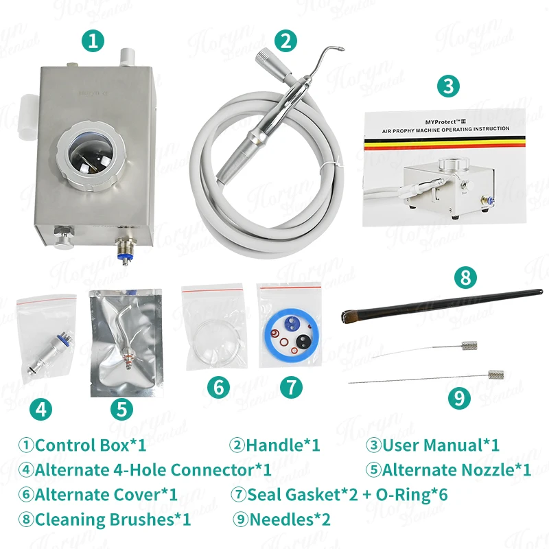 Dental Teeth Cleaning Sandblasting Lab Teeth Whitening Cleaning Air Water Prophy Polishing Sandblasting Machine Cleaning Machine