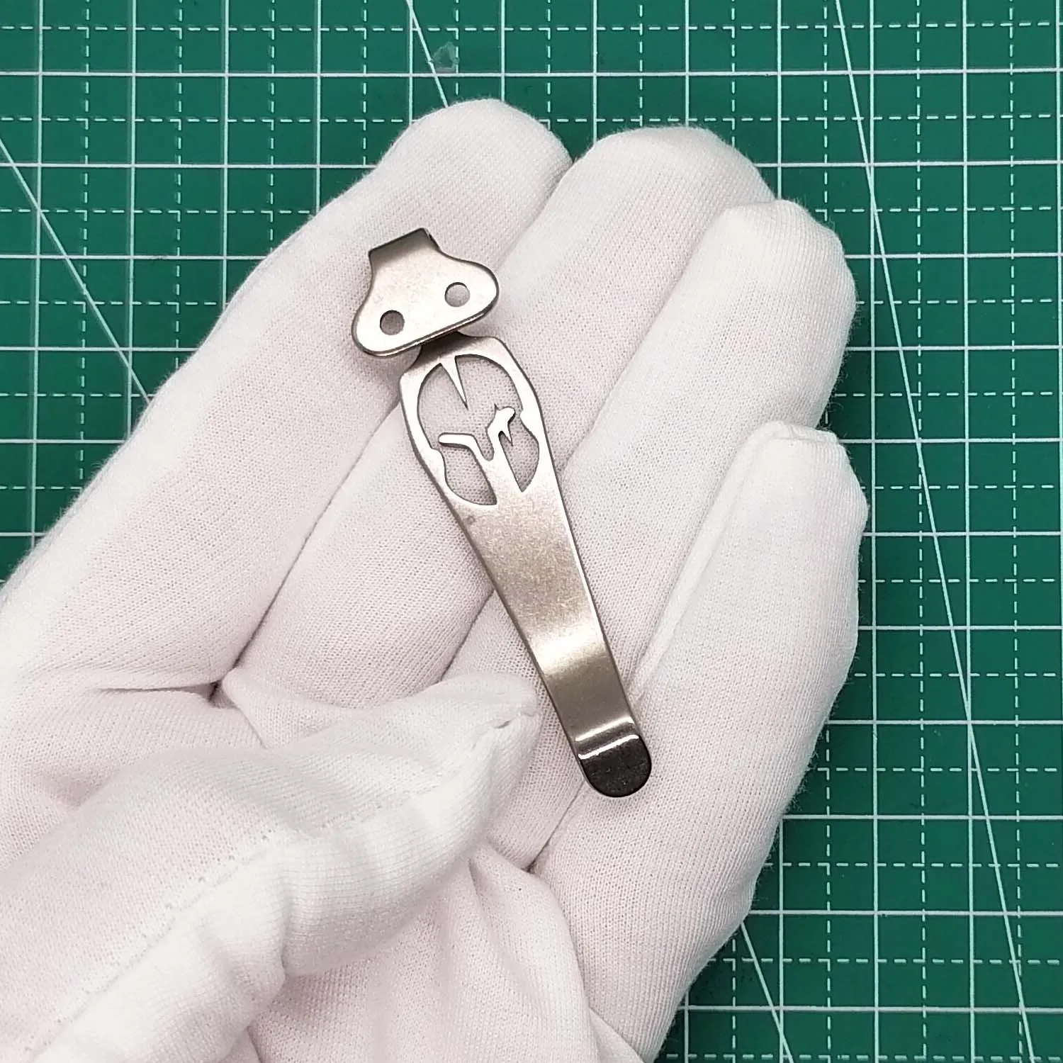Imagem -02 - Titanium Alloy 2-hole Pocket Clip para Spyderco Paramilitar Peça C81 C10 C223