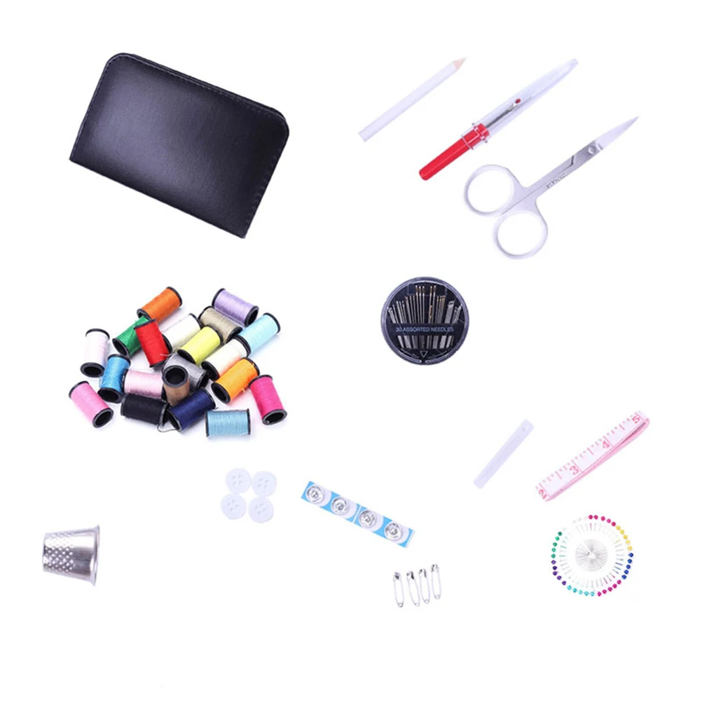 

134 Pcs Sewing Kit Compact Supplies Mini Set Emergency Craft Space-saving Organized