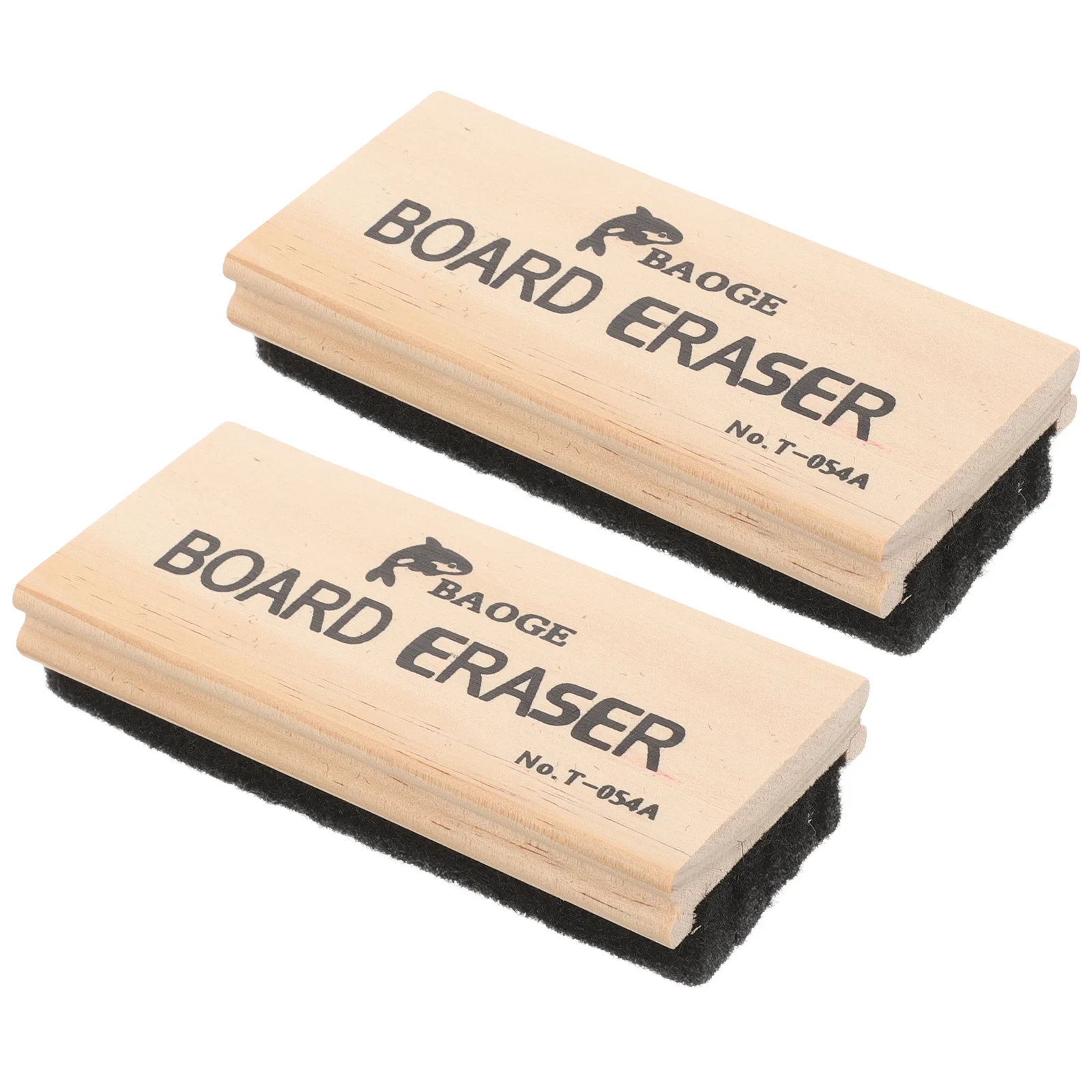 어린이를위한 5 Pcs 화이트 보드 지우개 사무실 테이프 나무 청소 칠판 건조 보드