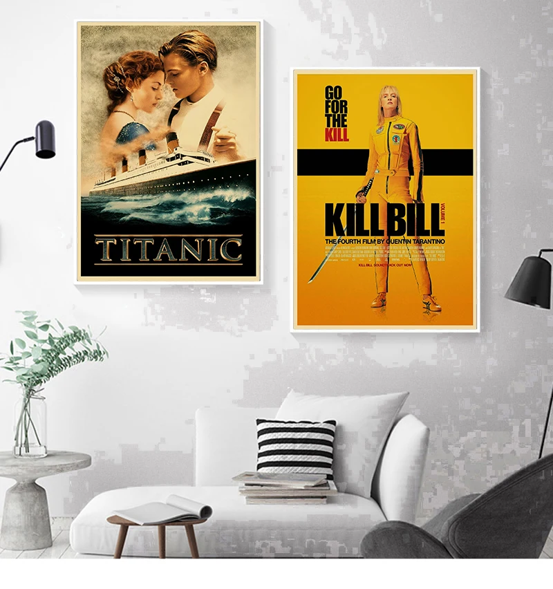 Classic Movie Posters The Office Friends TV Kraft Paper Prints Godfather Vintage Home Room Decor Aesthetic Art Wall Painting