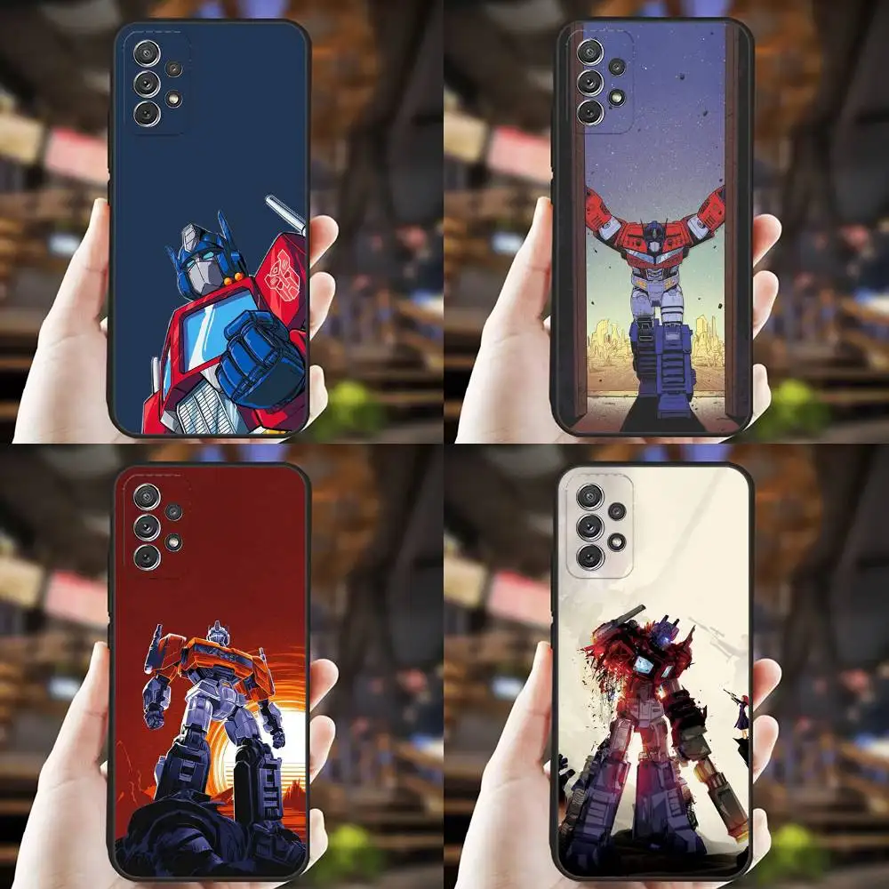 

T-Transformerss O-Optimus Prime Phone Case For Samsung S25,S24,S21,S22,S23,S30,Ultra,S20,Plus,Fe,Lite,Note,10,9,5G Black Cover
