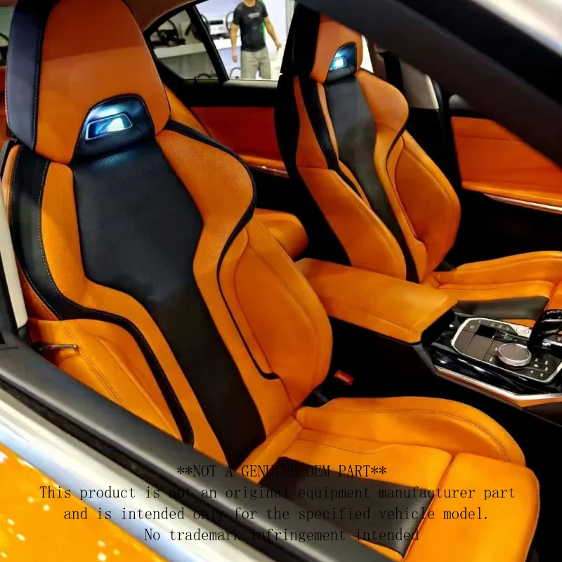 For B MW F30 F80 F10 M3 M5 X3 Upgrade Car Interior Accessories Sport Racing Bucket Seats Customize Leather Cover and Sponge Seat
