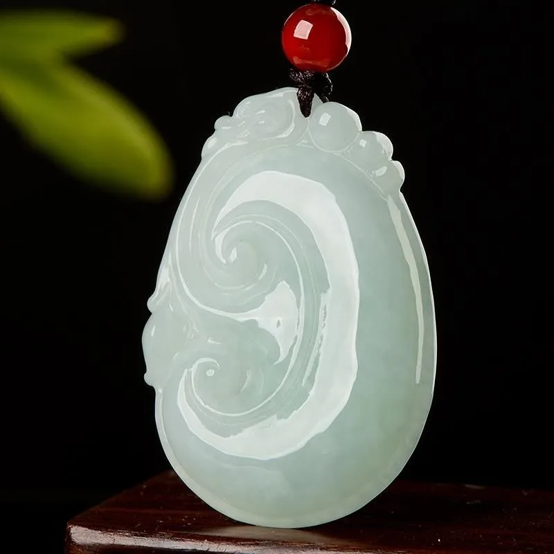 

Natural Ruyi Pendant, Classic Simple Ethnic Style Necklace Pendant