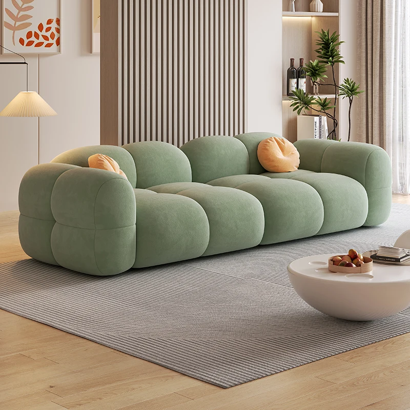 طبق الاصل الأريكة غرفة المعيشة أريكة الحديثة الحد الأدنى الأبيض لينة غرفة المعيشة أريكة الأطفال مصمم موبليس أثاث ما بعد الحداثة #1