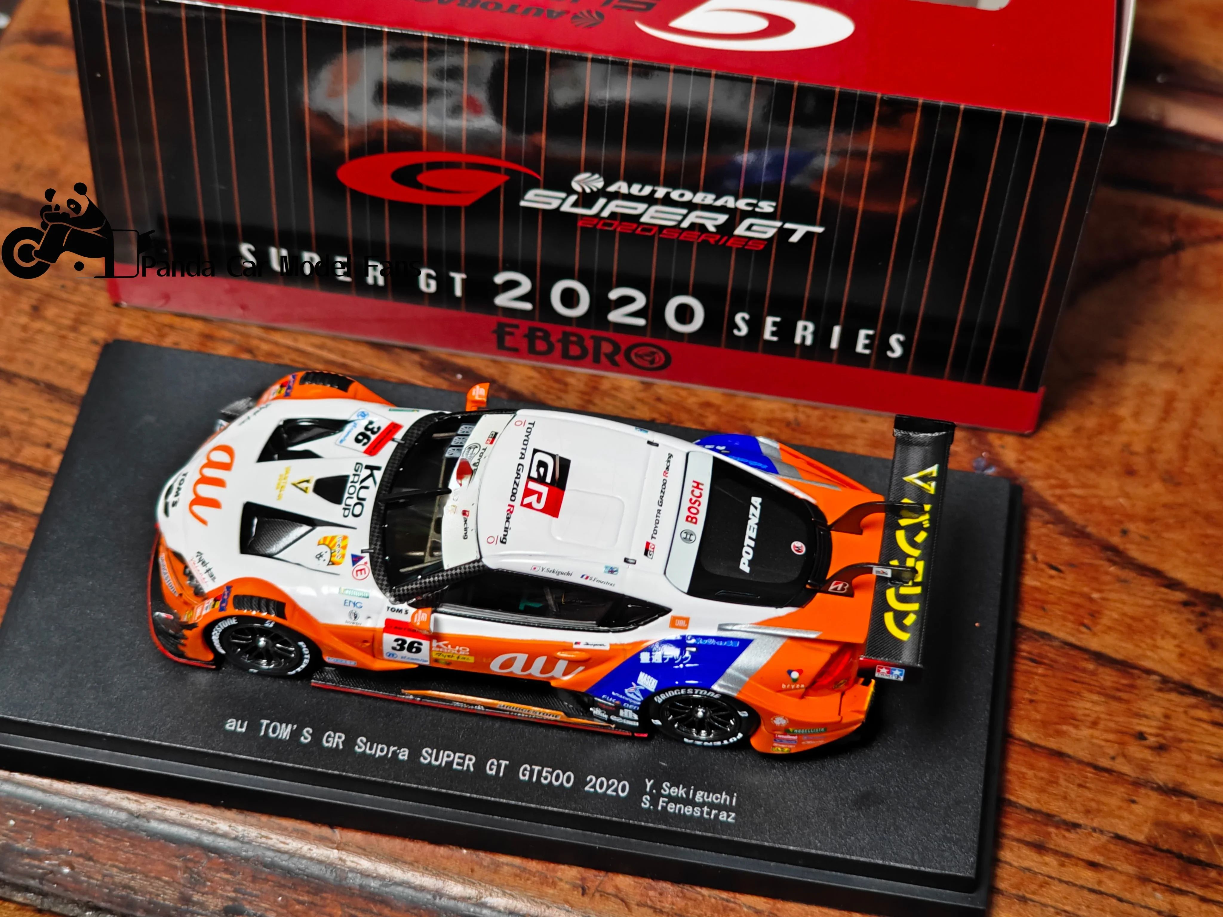 EBBRO Model 1/43 2020GT500 Toyot u TOM'S GR Supra #36 miniature model professional hobby less pictures brand new