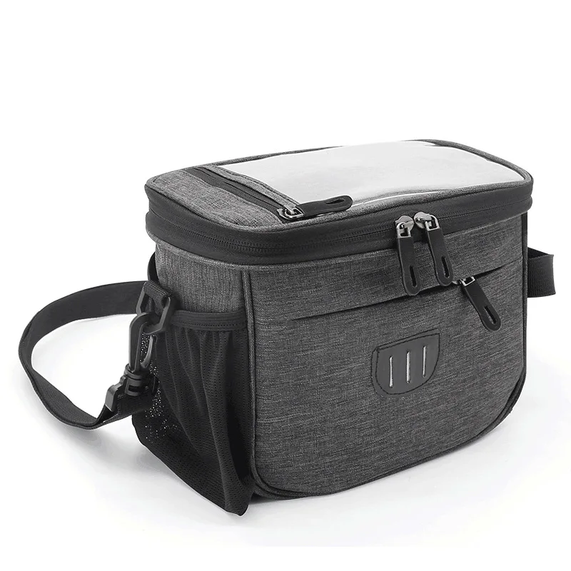 バイク & スケートボード ハンドルバー バッグ - 折りたたみフロント ポーチ、バランス バイク ヘッド パック、サイクリング ライディング バッグ