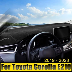 Car Dashboard Cover Avoid Light Pad Anti-UV Carpet Case Non-Slip Mats For Toyota Corolla E210 2019 2020 2021 2022 2023 Hybrid