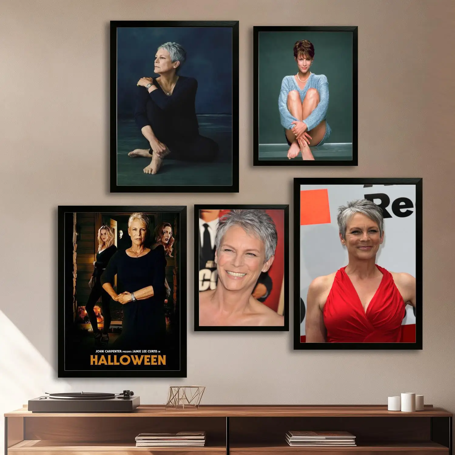 ملصق فني من القماش من جيمي لي كورتيس وفن جداري، طباعة صورة، ديكور غرفة نوم عائلية حديثة، ملصقات، لوحة زخرفية