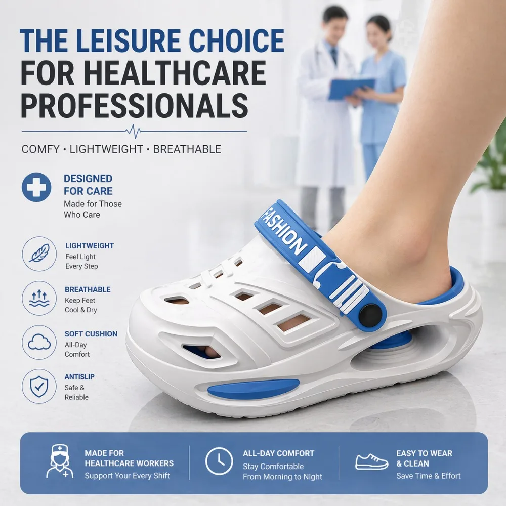 

Men's Fashion Breathable Sandals With Removable Insoles Non-slip Cushioned Thickened Soft Slippers