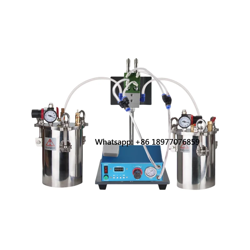 

Автоматическая машина для розлива двухкомпонентных жидкостей с электрическим перемешиванием, модель 2026, из нержавеющей стали, с малым расходом, для розлива под давлением