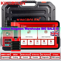 KINGBOLEN K8 IMMO Full System Diagnostics Tool Key Programming 24 Resets ECU Coding Active Test OBD2 Scanner 2 Years Free Update