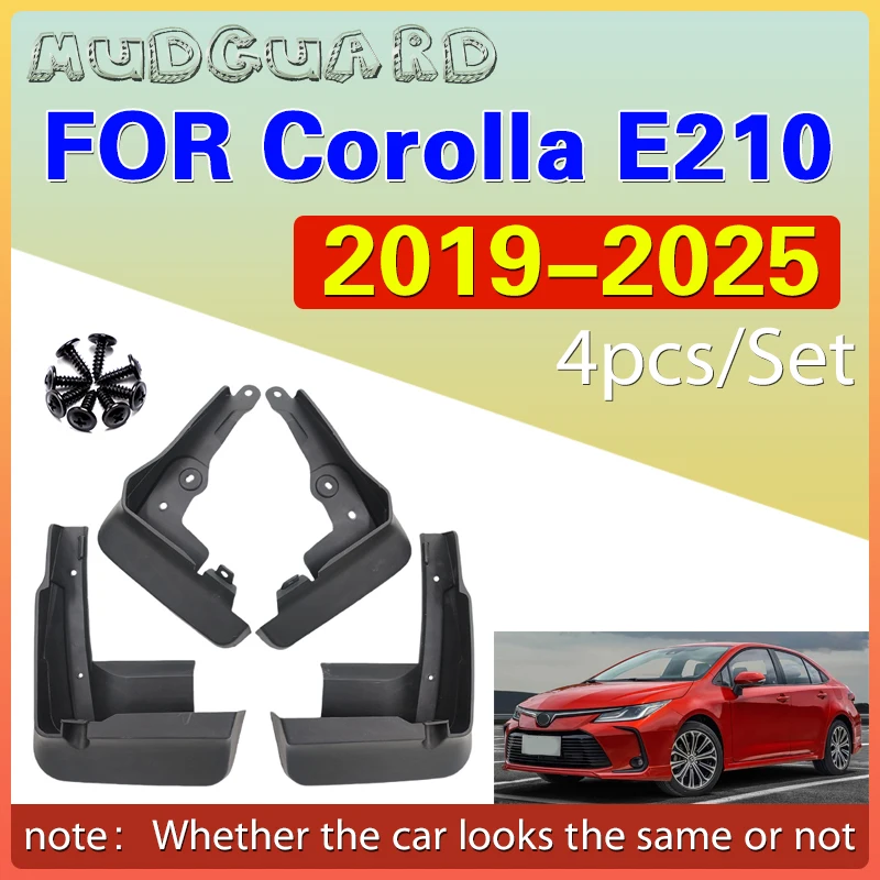 

For Toyota Corolla E210 Sports 2019 - 2025 2018 2019 2020 Fender Mudguard Mud Flaps Guard Splash Flap Mudguards Car Accessories