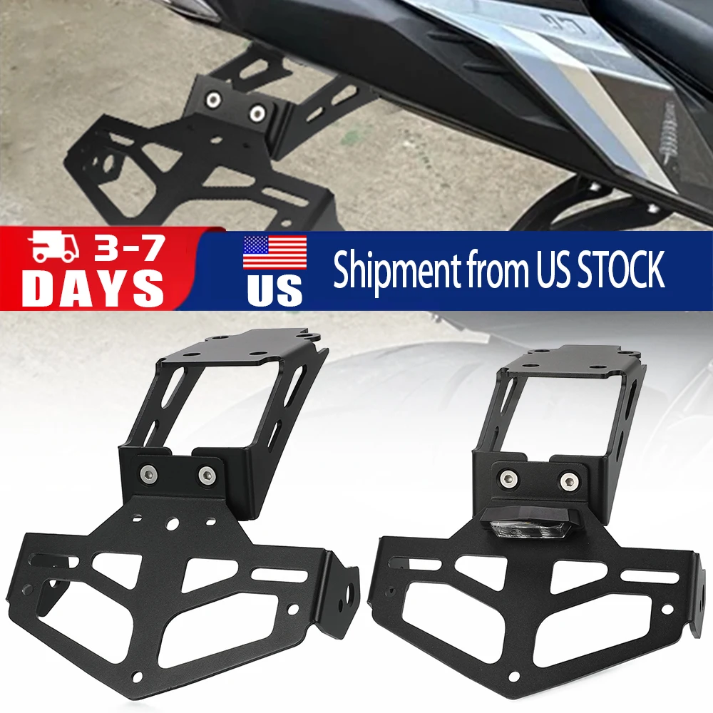 

2022 ДЛЯ SUZUKI GSXS1000 GSXS1000F GSX-S GSXS 1000 F Держатель номерного знака Кронштейн заднего фонаря Аккуратное крыло Элиминатор мотоцикла