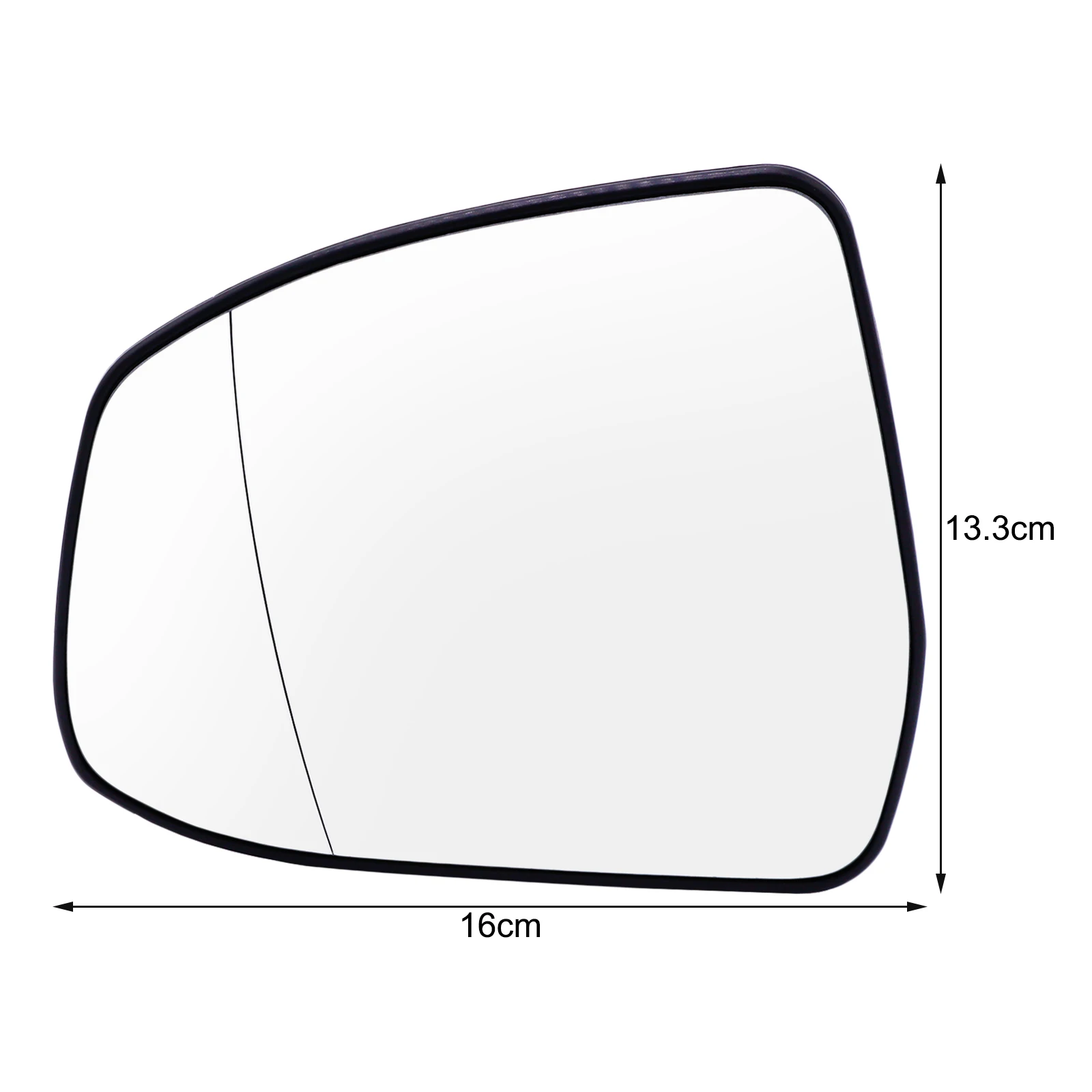 For Ford Focus MK2 08-10 MK3 11-18 Mondeo MK3 10-14 Left Driver Side Wing Door Mirror Glass Heated Convex Wide Angle Blind Spot