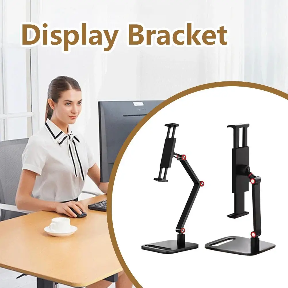 

Rotating Portable Monitor Metal Stand Holder For VESA Mount monitor Expandable Display Base Vertical Screen Holder Adjustab R9J5