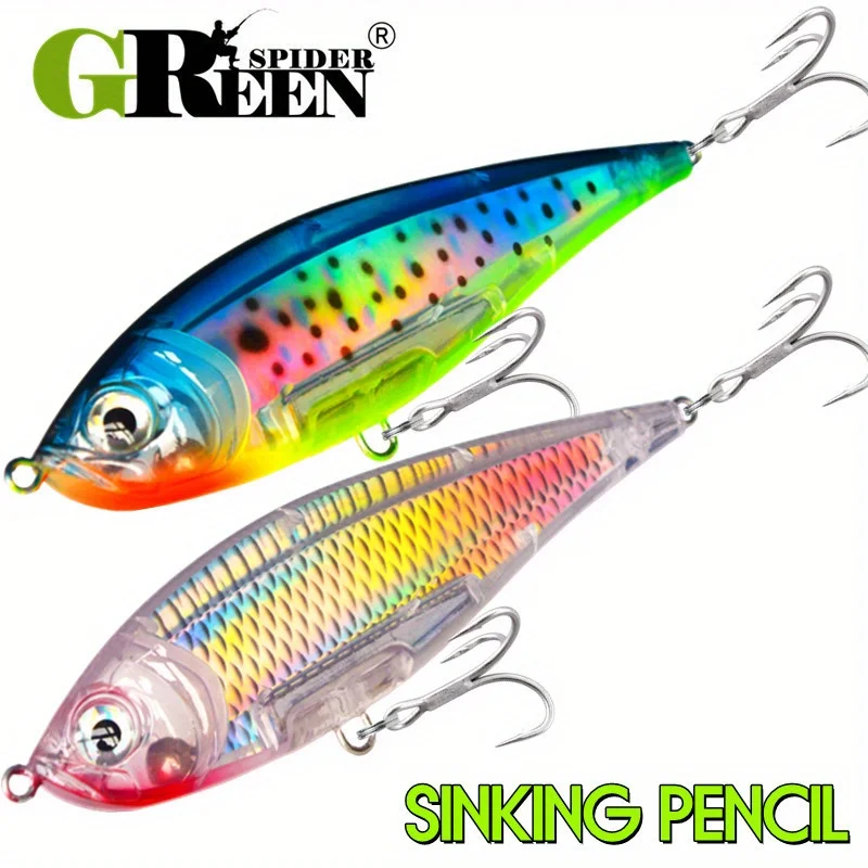 130mm 50g 3D Inshore Twitch Köder Angelköder Salzwasser Forellenköder Langstreckenköder Bleistift Pesca Casting Bass Minnow Wobbler