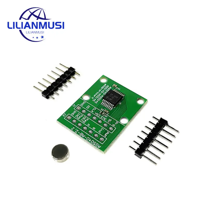 

10pcs AS5040-SS_ EK_ AB programmable magnetic rotary encoder AS5040 sensor module feeding magnet