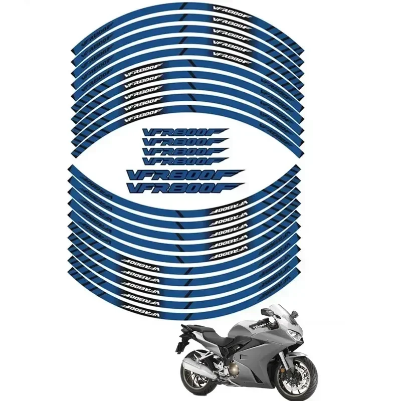 FOR HONDA VFR800F Motorcycle Parts Contour Wheel Decoration Decal Sticker - D Motor