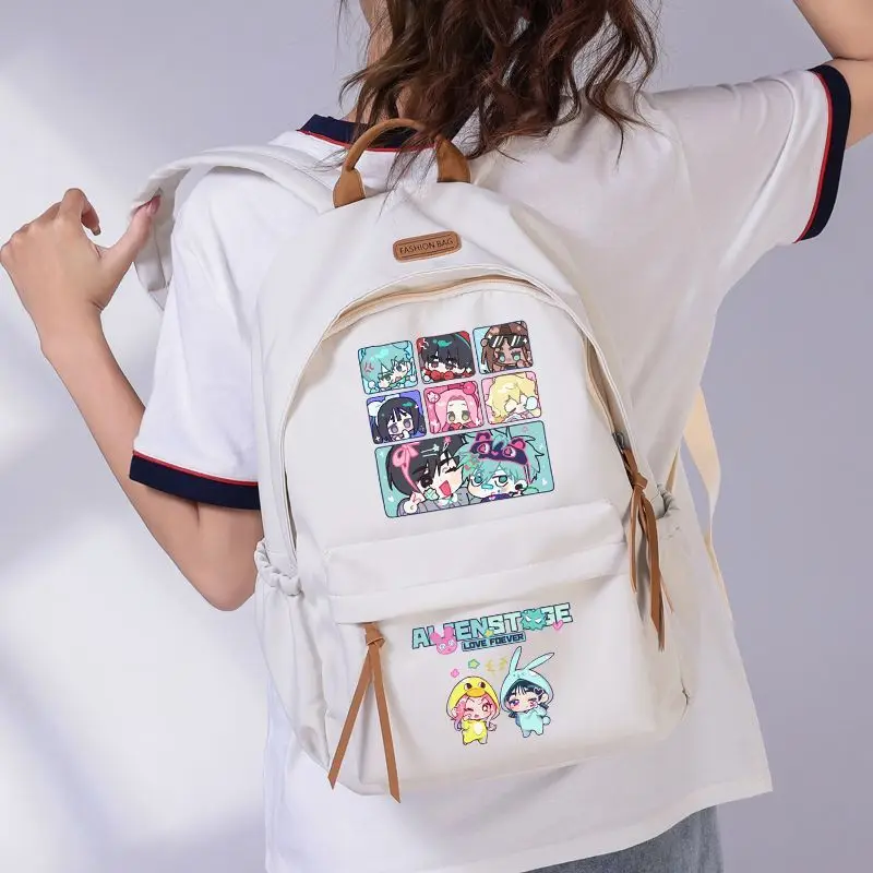 Alien Stage อะนิเมะ luka Ivti พิมพ์กระเป๋าเป้สะพายหลังหญิงนักเรียนชั้นประถมศึกษาและมัธยมต้นกระเป๋าพักผ่อน Back to School ของขวัญ