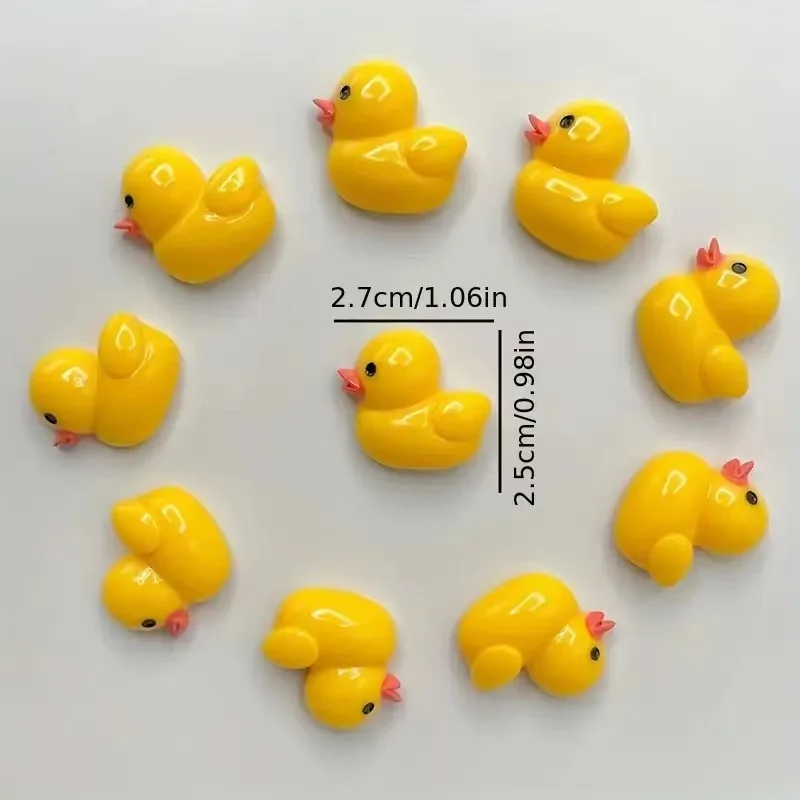 8 Stück Niedliche Cartoon-Enten Kühlschrankmagnete Fotowand Nachrichtentafel Dekoration Magnetische Aufkleber Heimdekoration Magnet – Detail 1