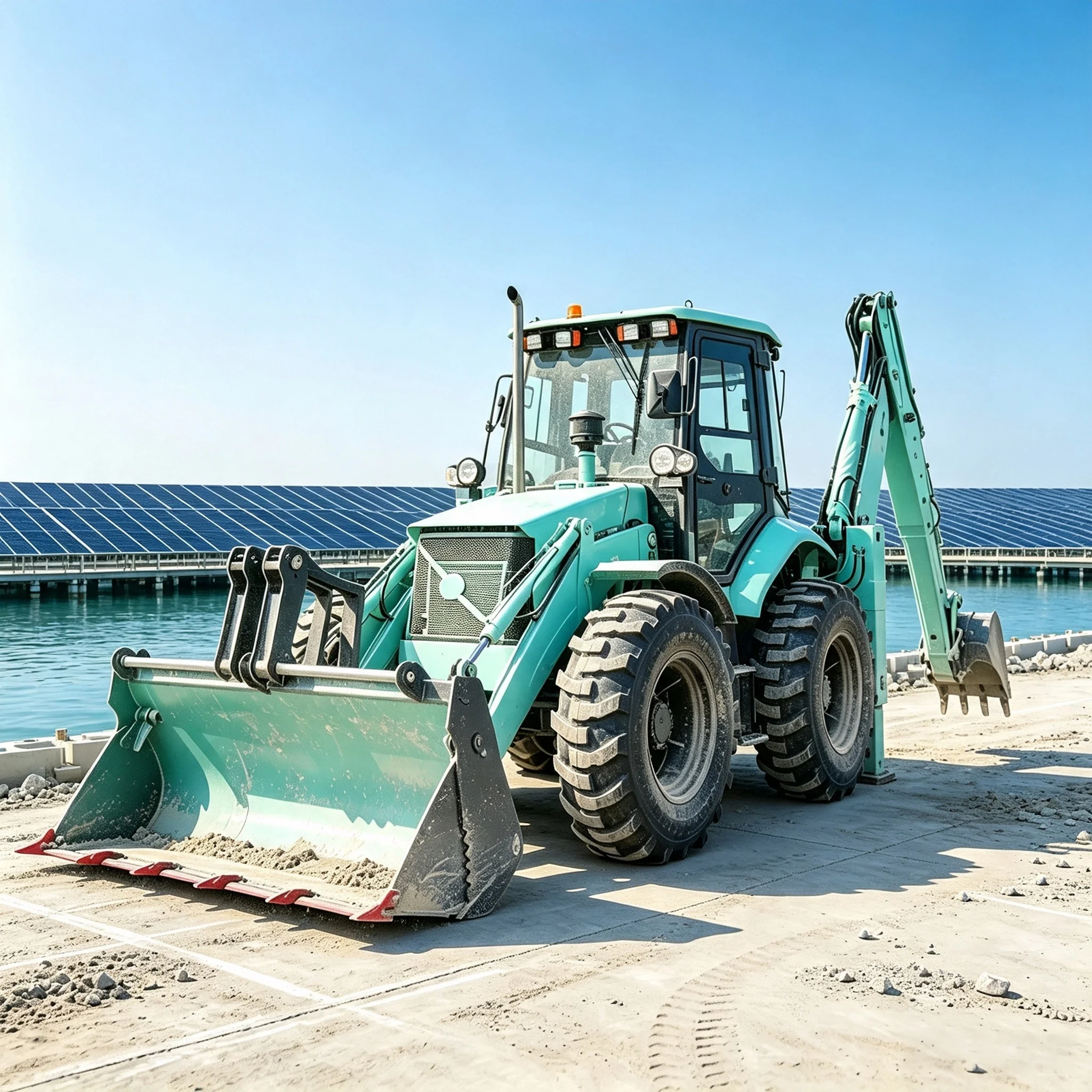 Factory direct supply Reinforced drive axle Orchard Backhoe Loader Selfpropelled Backhoe Loader Material Handling Backhoe Loader