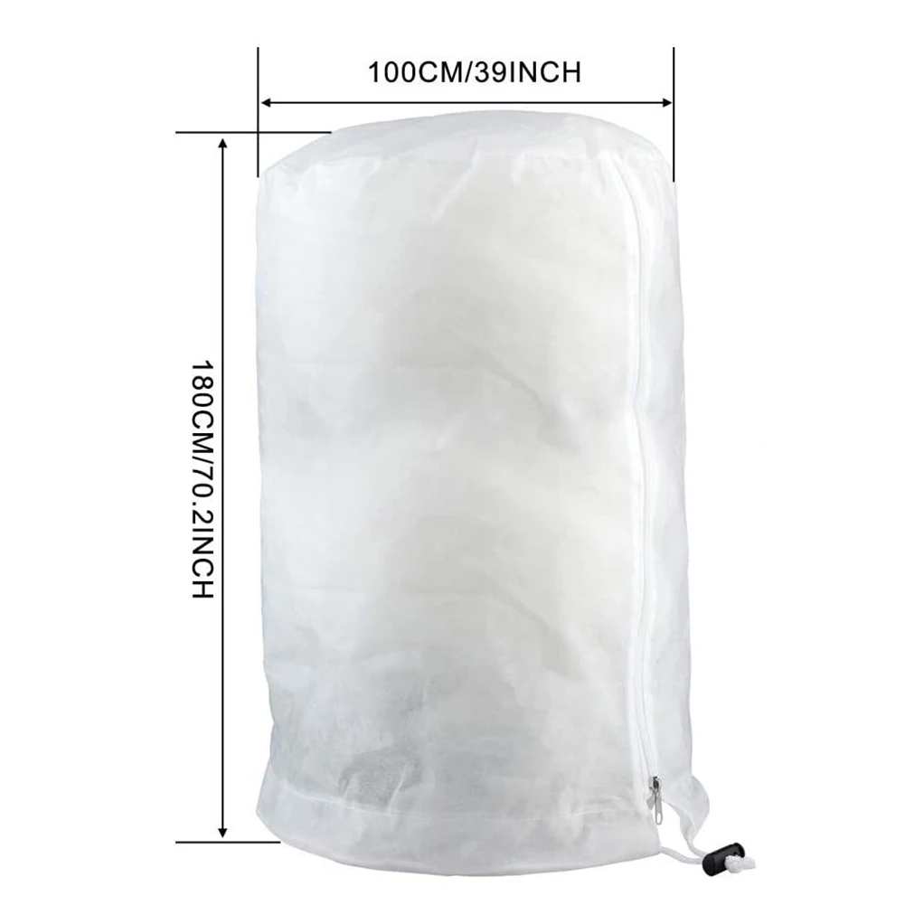 Outdoor Plant Covers Frost Protection Bags Drawstring Design Insulated Plant Covers Winter Gardener Essentials