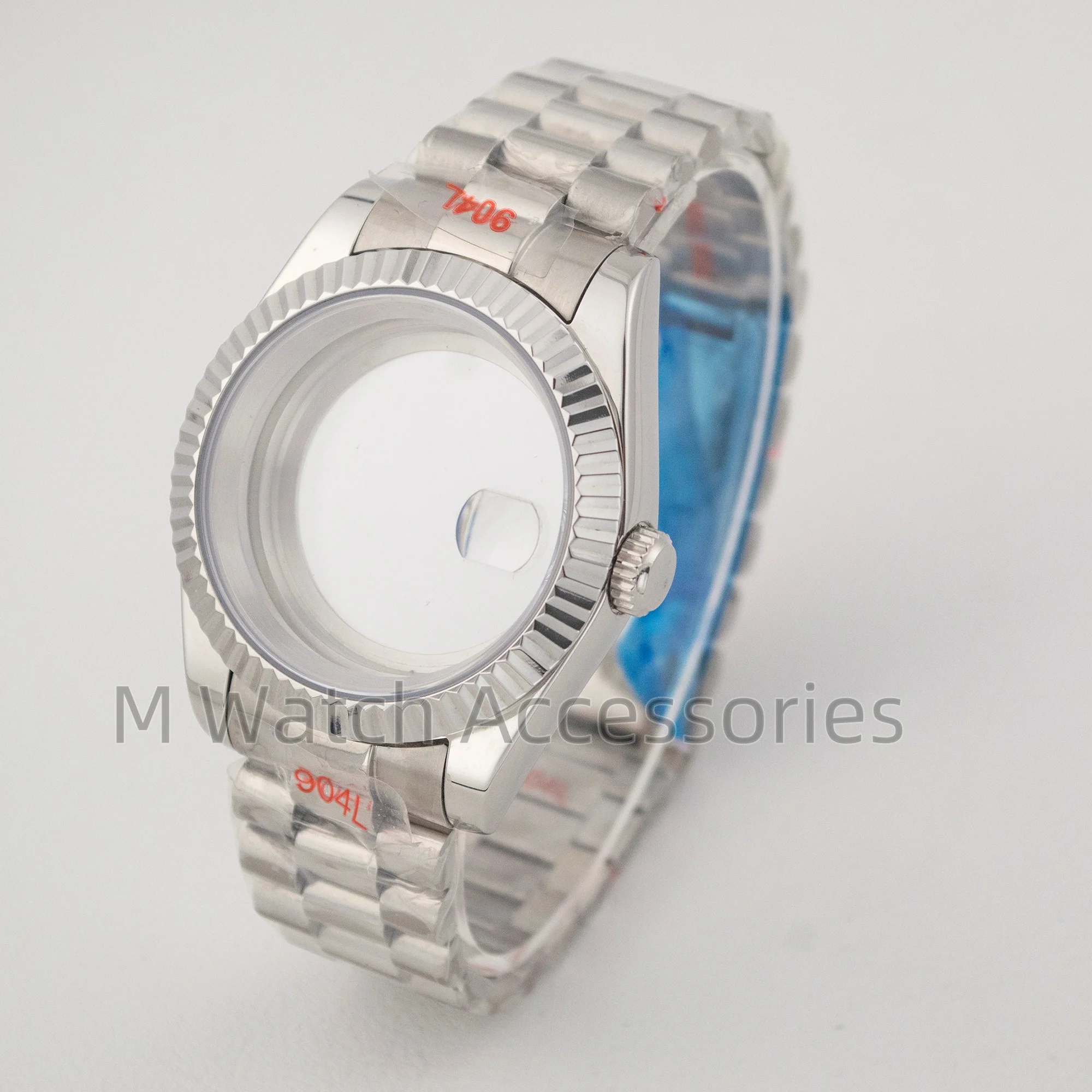 

36/39mm NH35 Watch Case for Datejust NH35 NH36 Movement 28.5mm Dial Sapphire Round Edge 100m Waterproof Presidential Bracelet