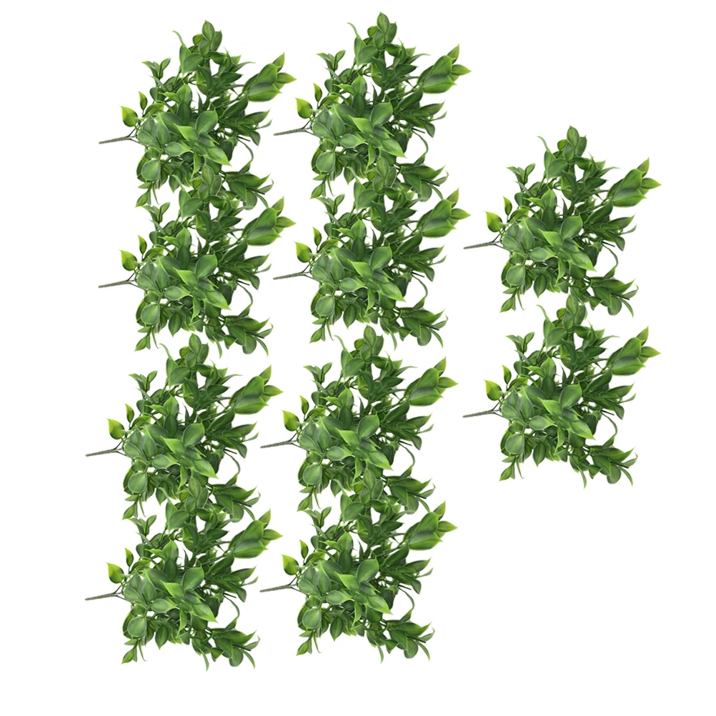 

10pcs Simulated Flower Plant Wall Decoration Artificial Greenery Wedding Bouquet Fake Flowers for Home Office Garden Party