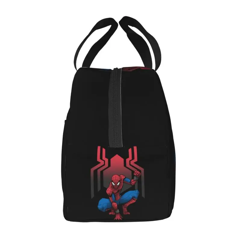 Borsa per il pranzo personalizzata Spider Man borsa per il pranzo riutilizzabile con isolamento termico per le donne borse per il cibo da viaggio