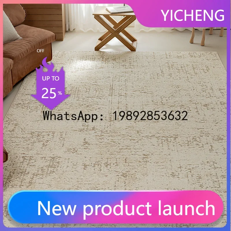 retro home living room carpet waterproof, anti-fouling and dirt-resistant home mat bedroom non-slip mat