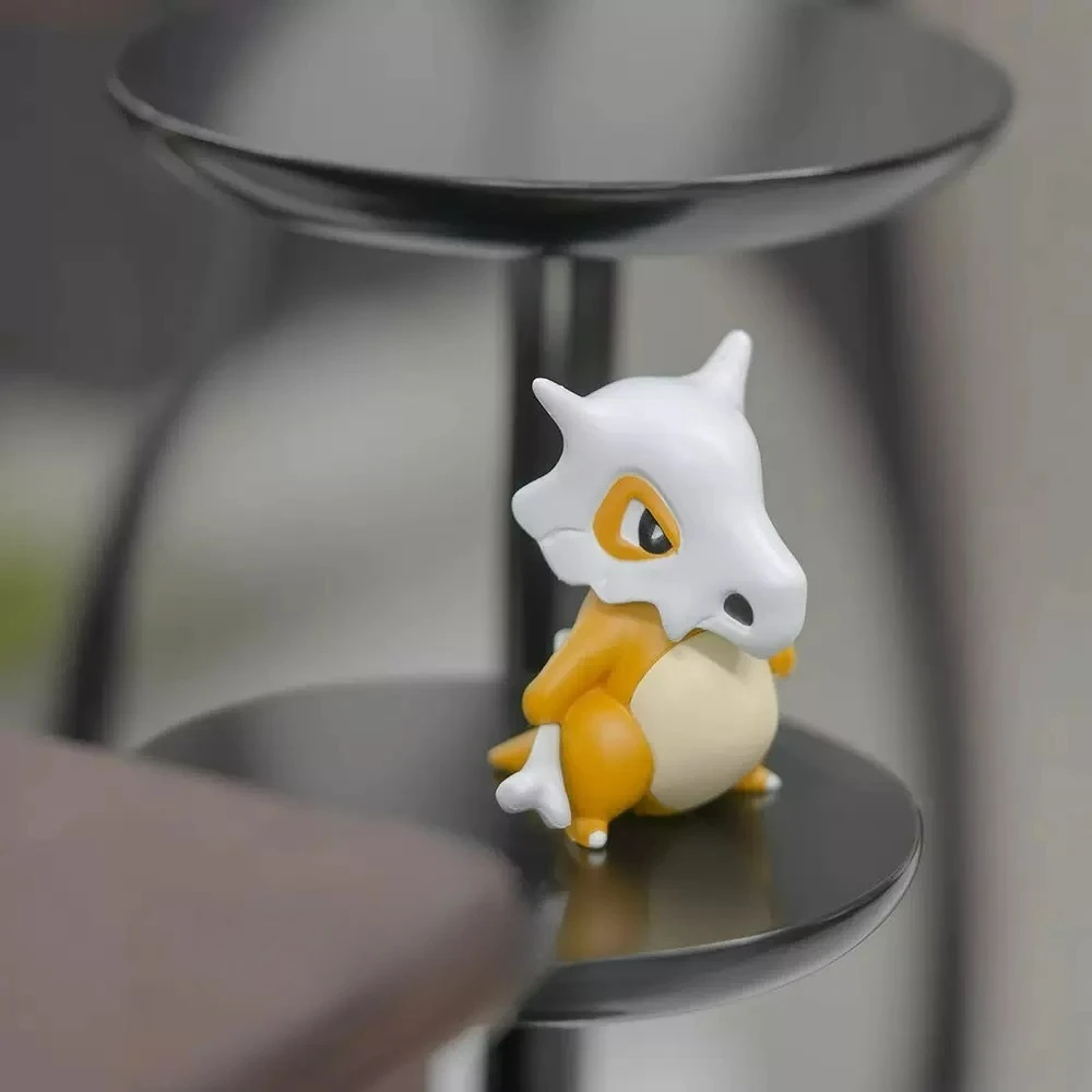 8cm Pocket Monsters Cubone Figure Cartoon Cute Ornament Model Desktop Car and Decoration Festival Gift Collectible